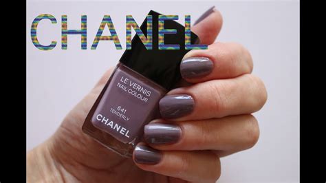 chanel 641 tenderly|Chanel Le vernis Nail colour .